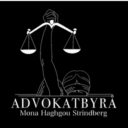 Advokat Mona Haghgou Strindberg logotyp
