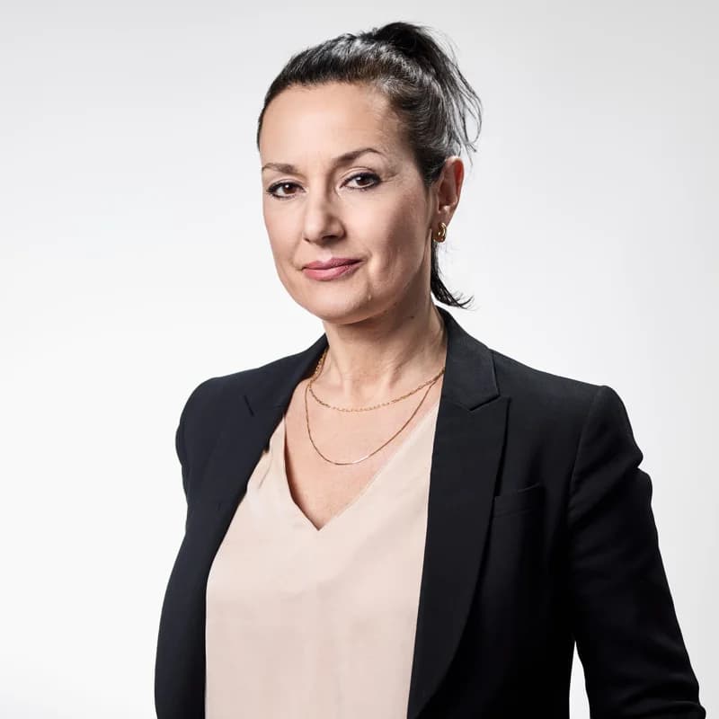 Porträtt av Magdalena Dinevska