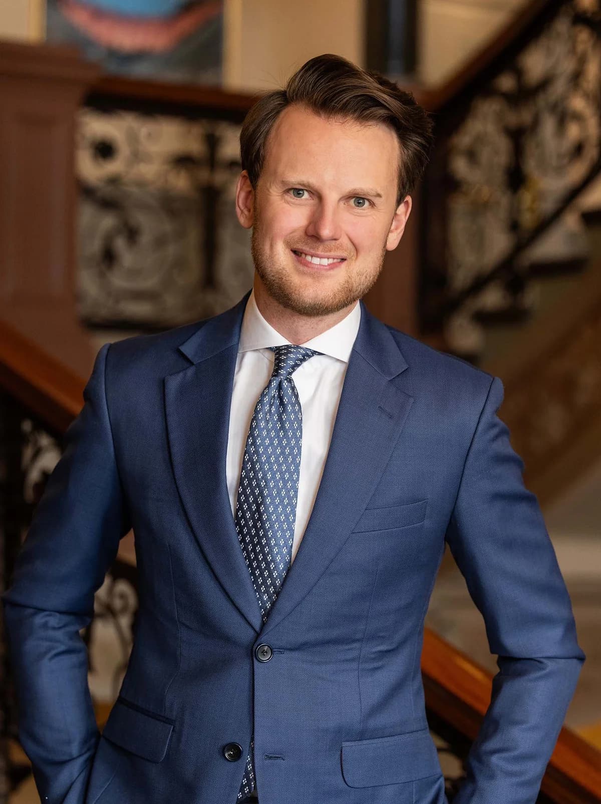 Porträtt av Oscar Sundholm