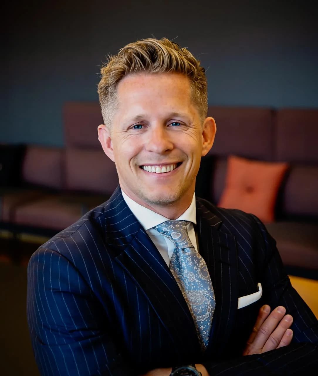 Porträtt av Erik Kjaer