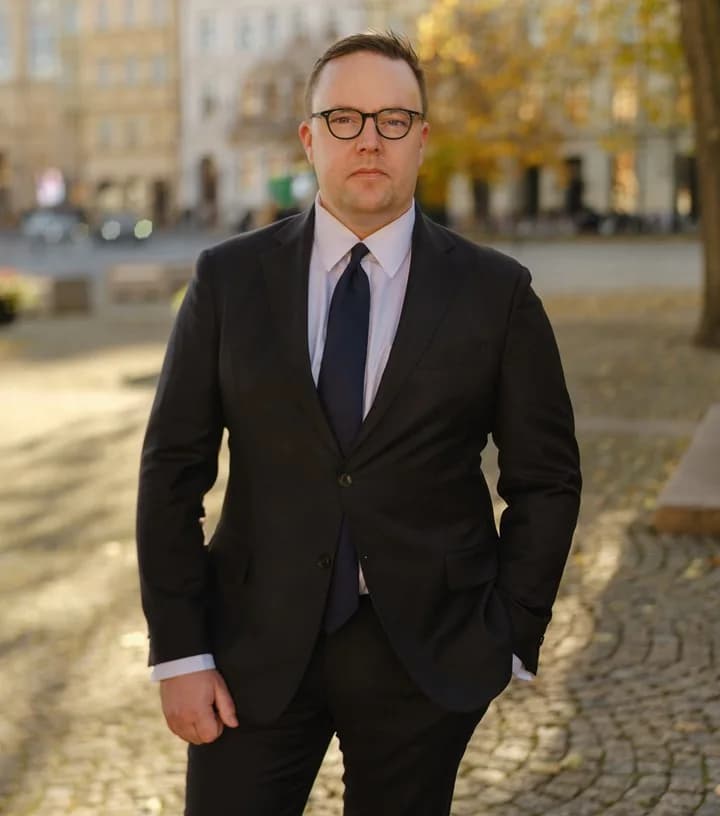 Porträtt av Fredrik Haräng
