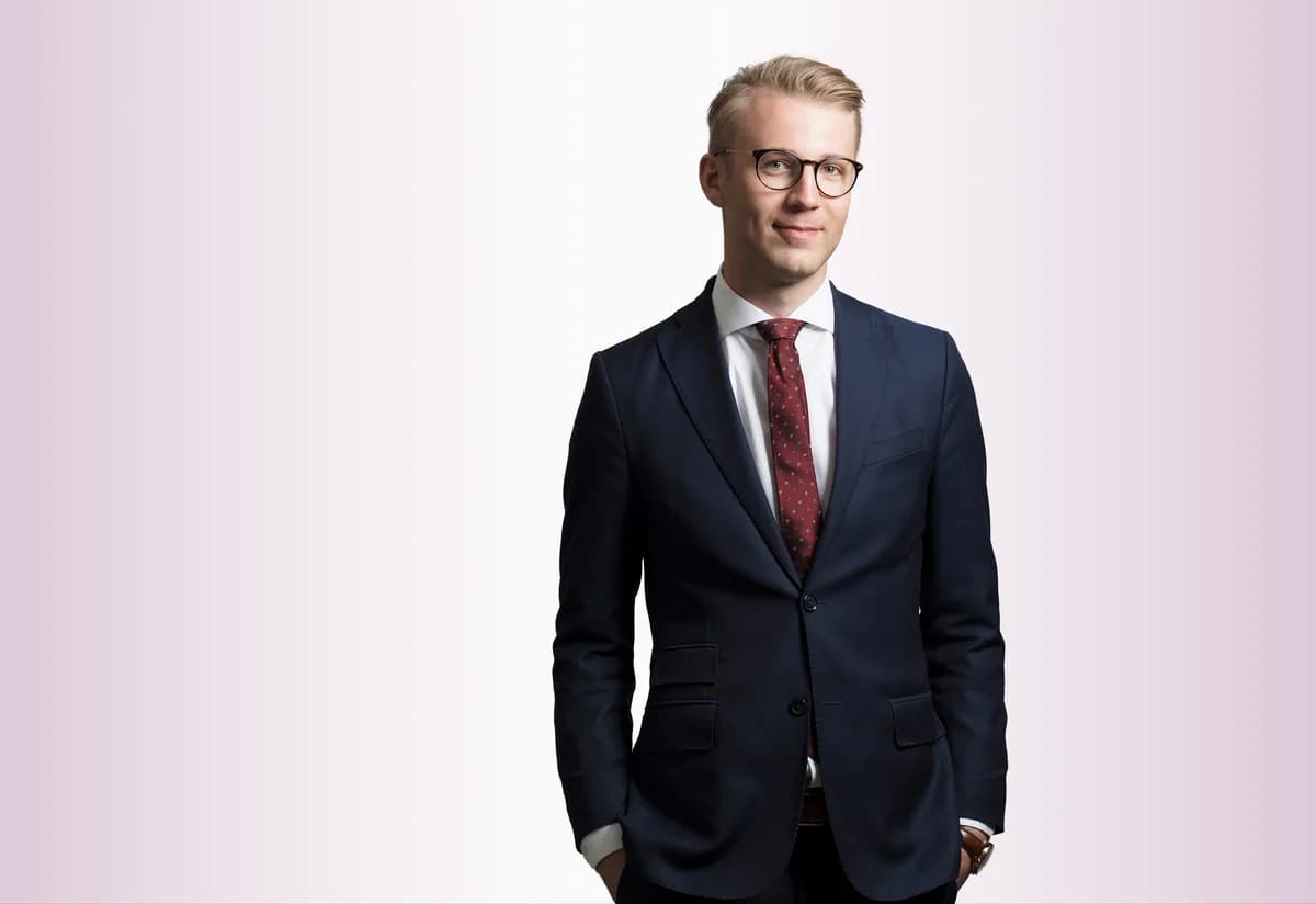 Porträtt av Christoffer Grehn