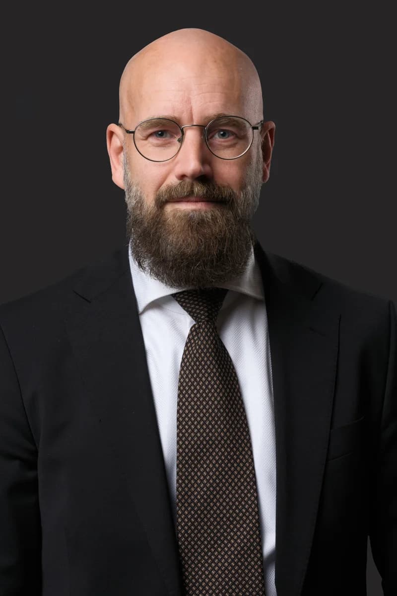 Porträtt av Rudeklint Daniel Falk
