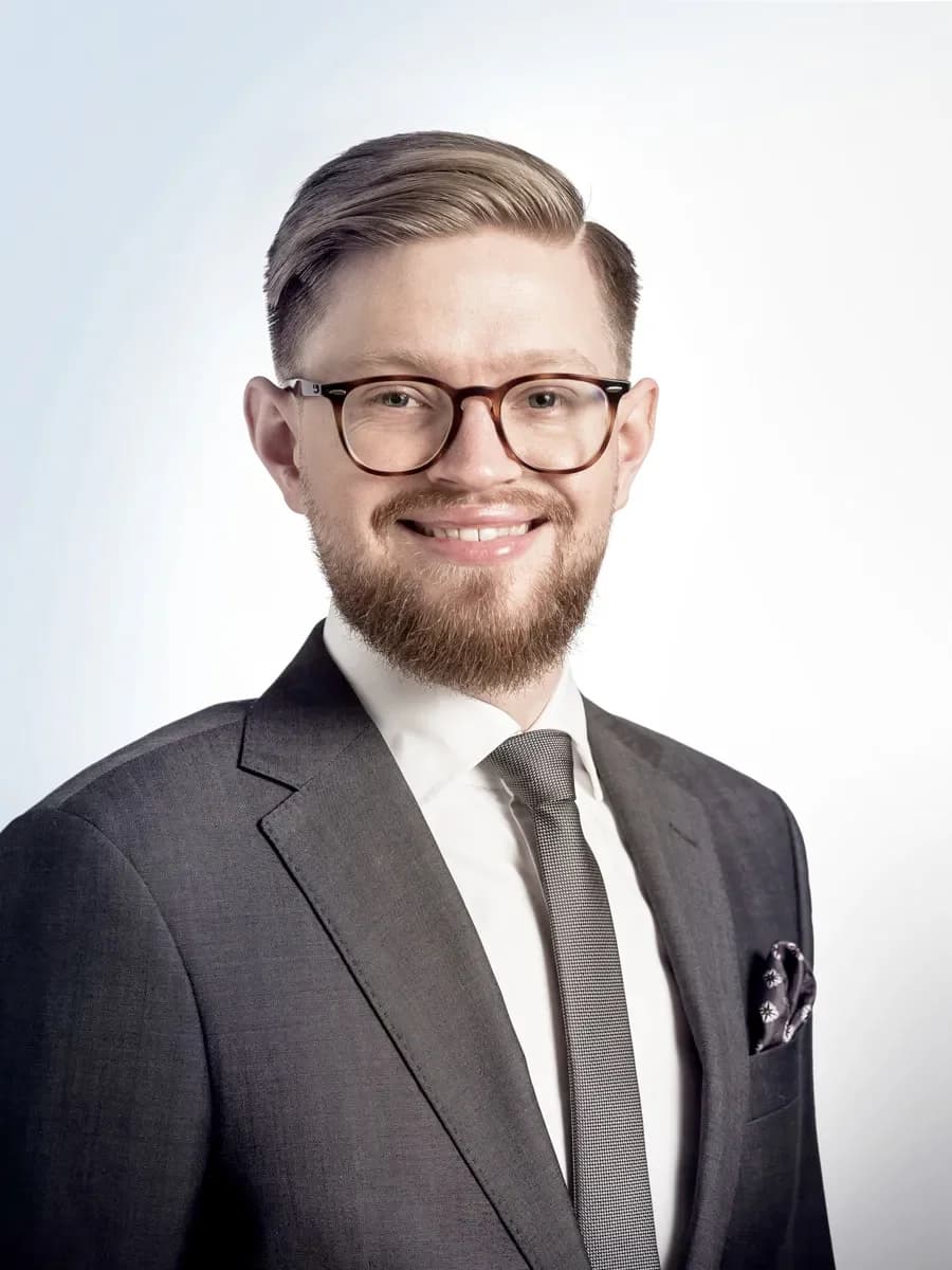 Porträtt av Kallin Simon Alsing