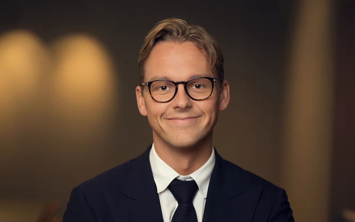 Porträtt av Gustav Daun