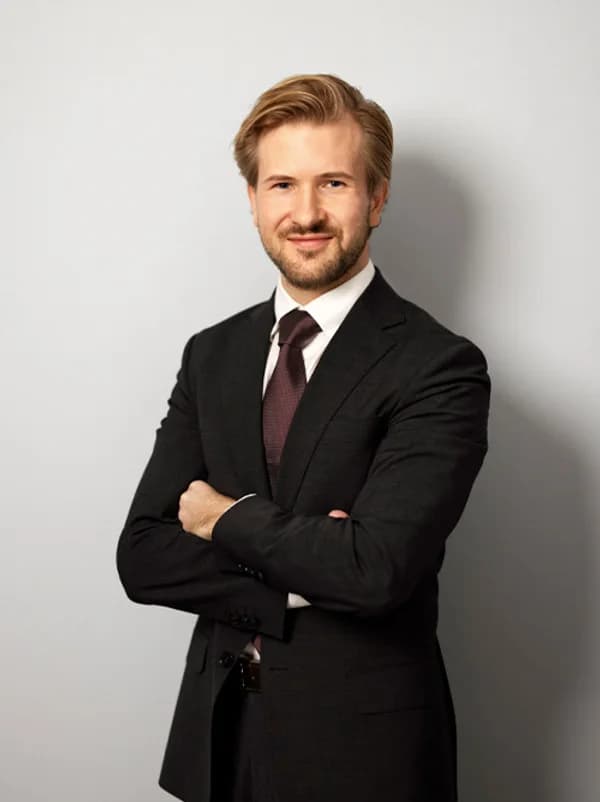 Porträtt av Axel Johnson