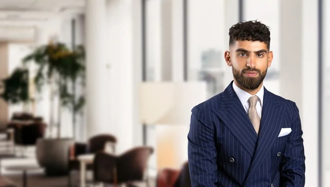 Porträtt av Ali Khalid Fadhil