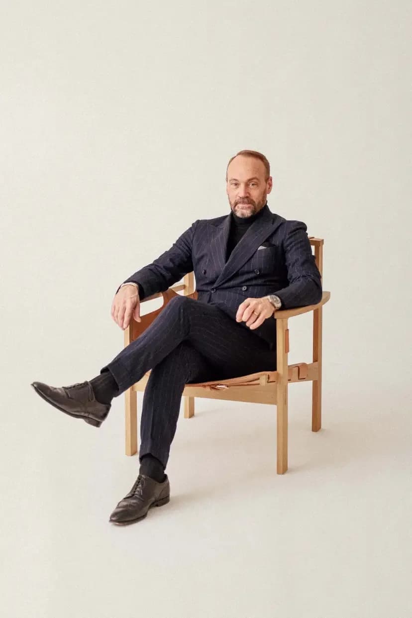 Porträtt av Olof Myhrman