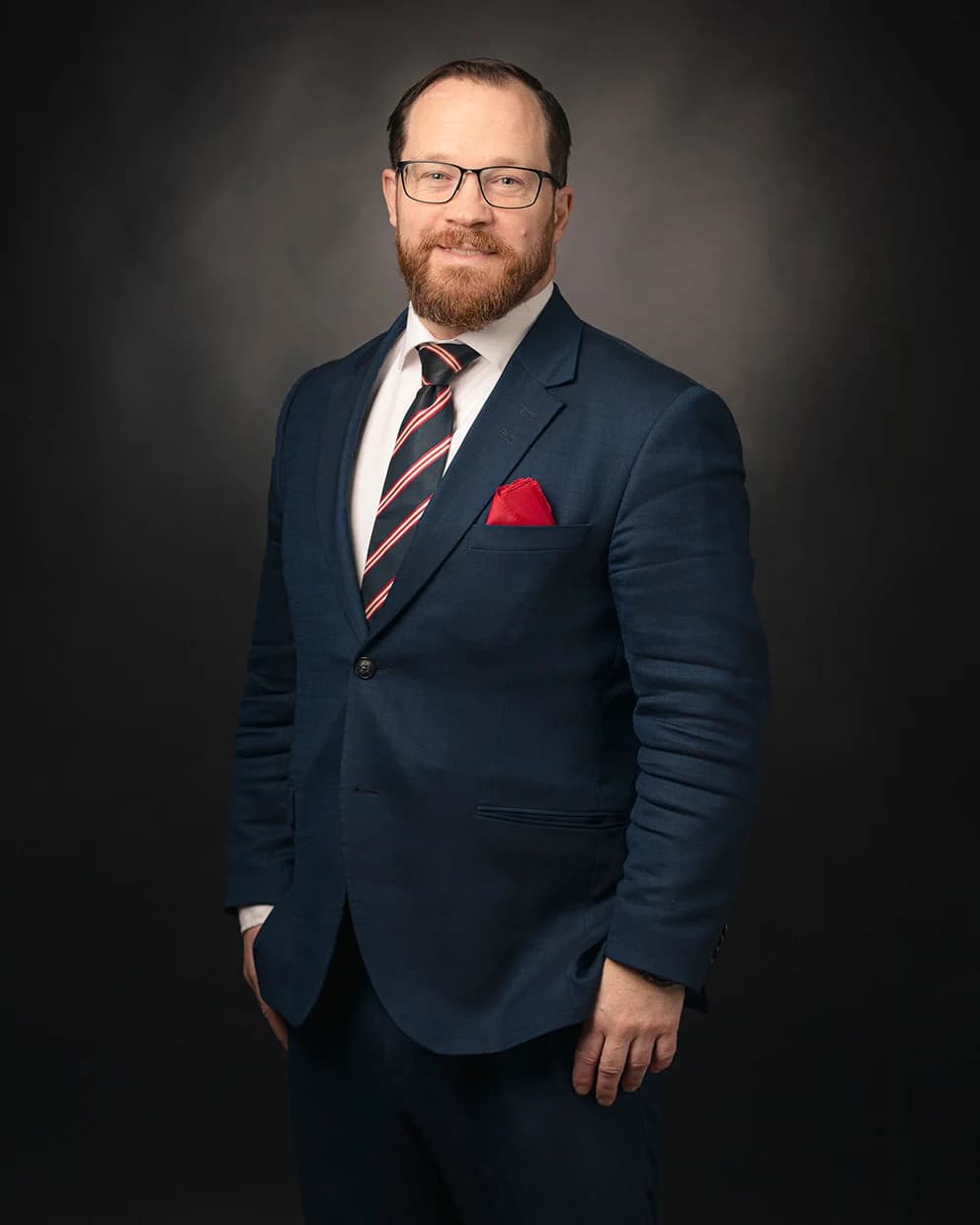 Porträtt av Patrik Ahlbeck