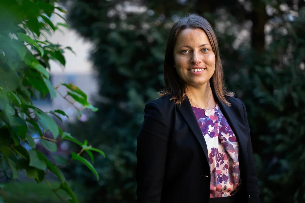 Porträtt av Sara Lööf