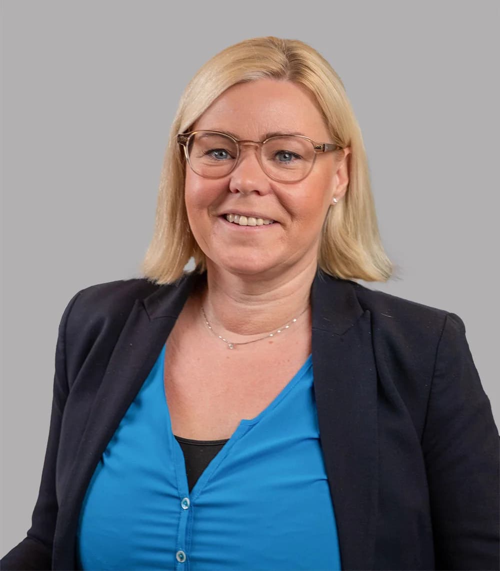 Porträtt av Åsa Hjelte-Åkerblom