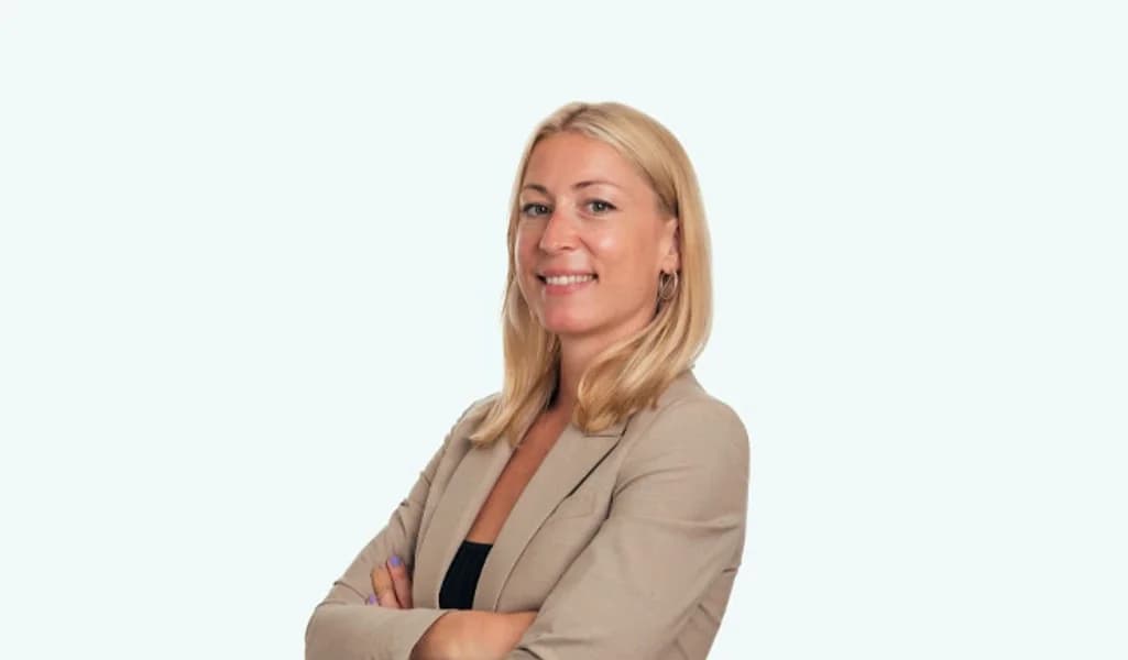 Porträtt av Sara van Helleputte
