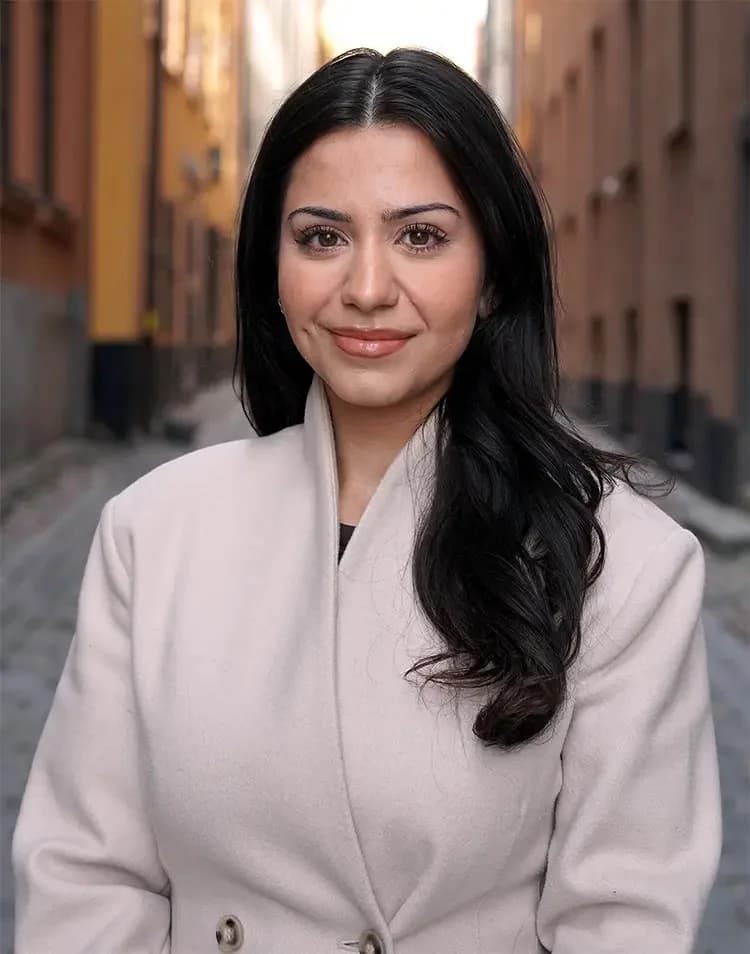Porträtt av Wazima M. Aga