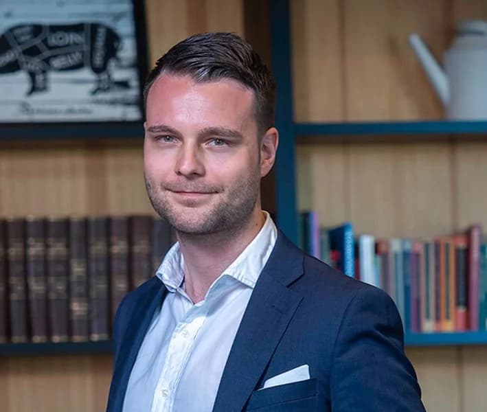 Porträtt av Robin Spaak