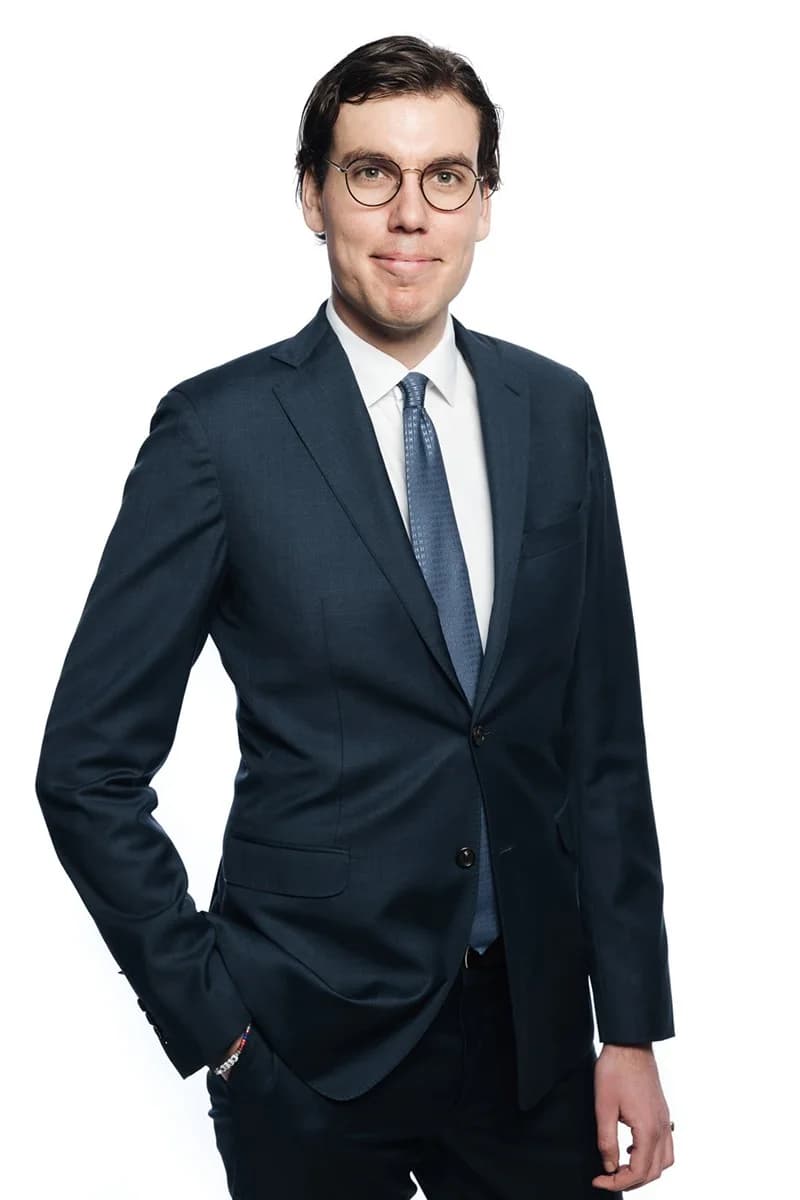 Porträtt av Oscar Aaröe