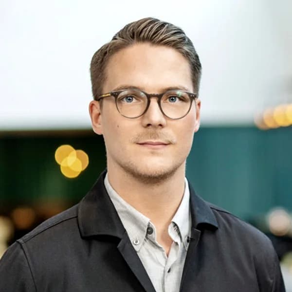 Porträtt av Fredrik Rubin